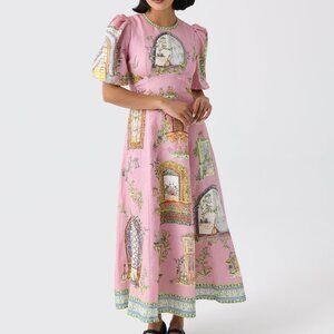ALEMAIS  Women's Monte Midi Dress